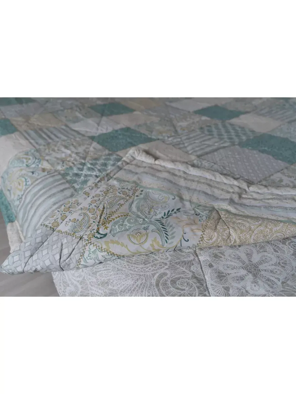 Одеяло евро зимнее всесезонное лен 200х220