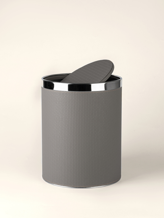 Ведро-контейнер с внутренним ведром Серое