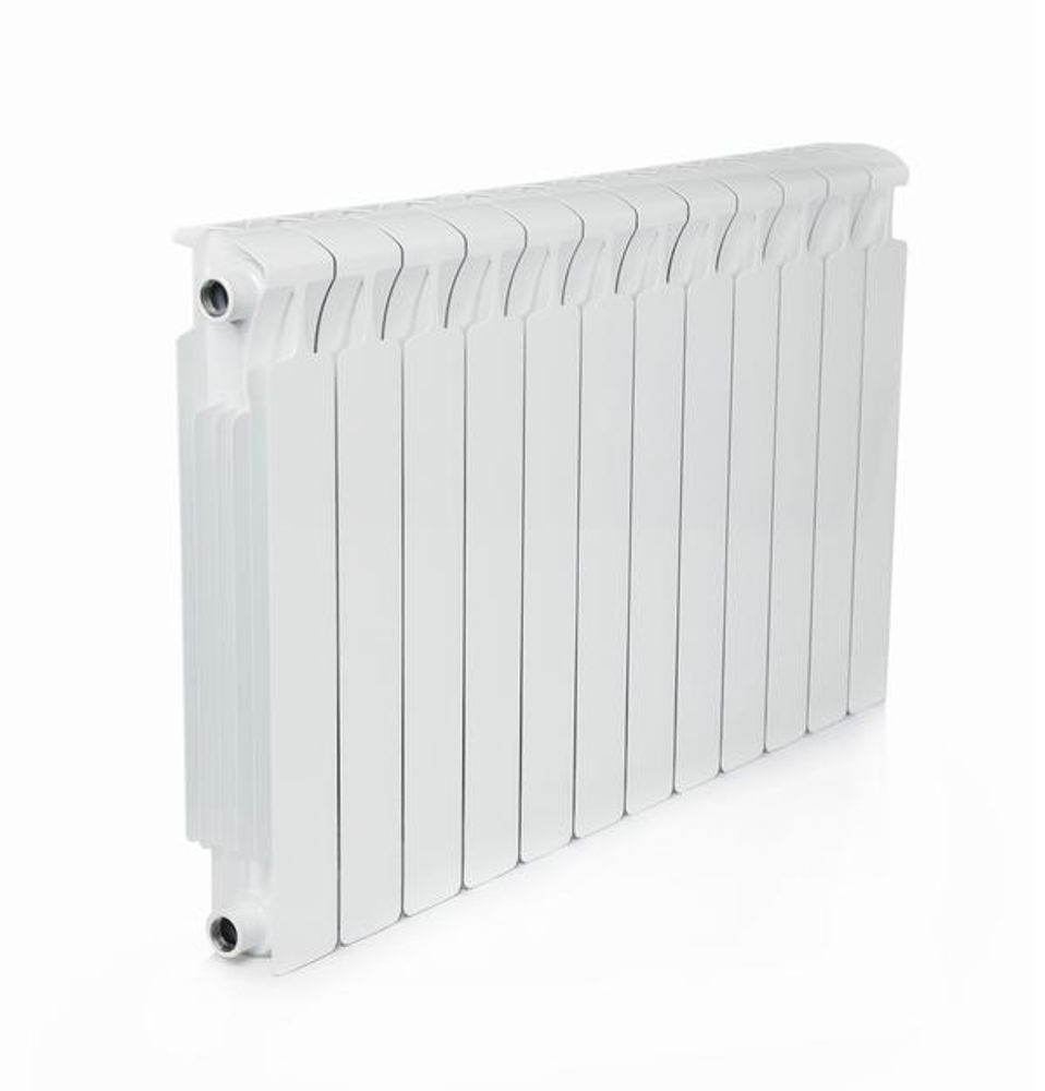 Радиатор биметаллический RIFAR Monolit Ventil 500 х 12 секций подключение нижнее (левое)(MVL) 50мм (RM50012НЛ50)