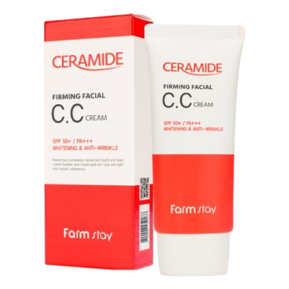 CC крем укрепляющий с керамидами FarmStay Ceramide Firming Facial CC Cream