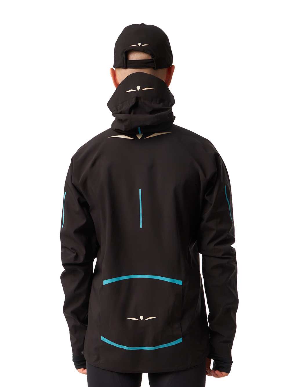 КУРТКА МУЖСКАЯ RAIN JACKET 25K WR / 35K MVP | BLACK SKYBLUE