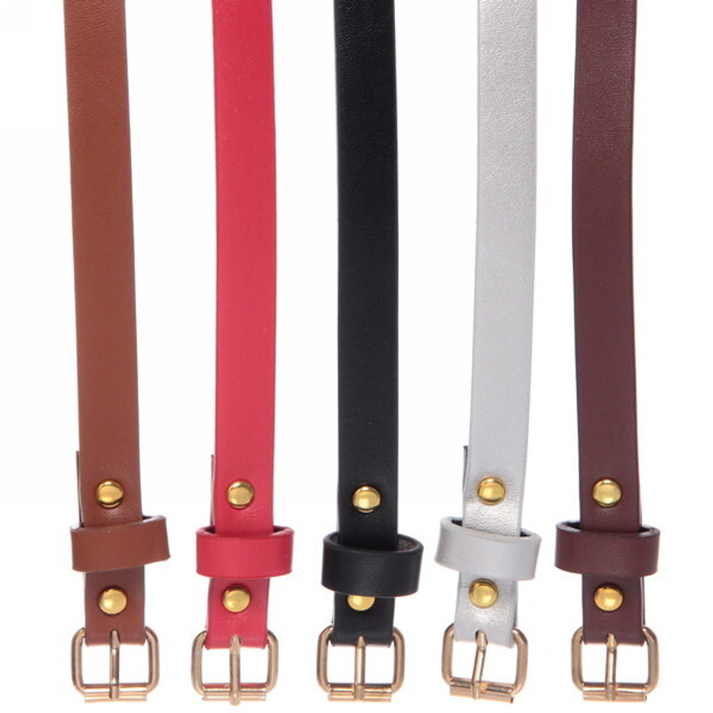 Ремень женский «Elegance - Top», микс 6 цветов, 105*1.3см