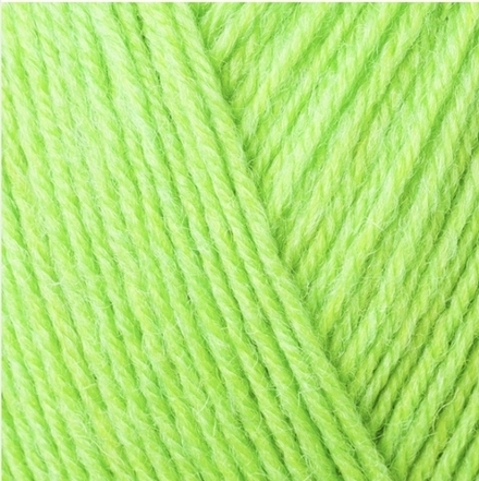 Пряжа носочная Regia 4-fadig (06613/неоновый зеленый) 420м/100 гр