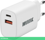 Сетевое зарядное устройство Wiiix UNN-1-2-04-W белый