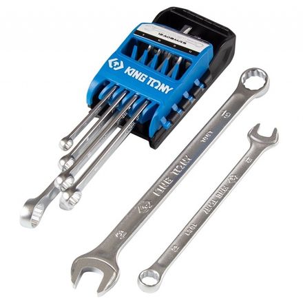 Цена на KING TONY (12A08MRS) Набор комбинированных ключей, 8-19 мм, 8 предметов