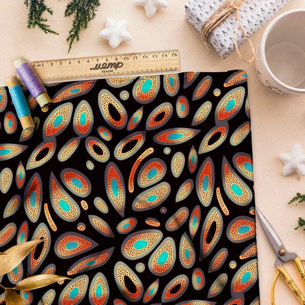 Ткань премиум мембрана экзотический взгляд