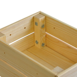 Ящик для хранения 23х33х15, деревянный, органайзер для кухни, для канцелярии, для декорации, дачи, гаража, из сосны, IKEA