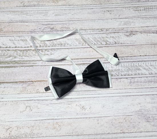 Галстук бабочка классика, лайм глянец