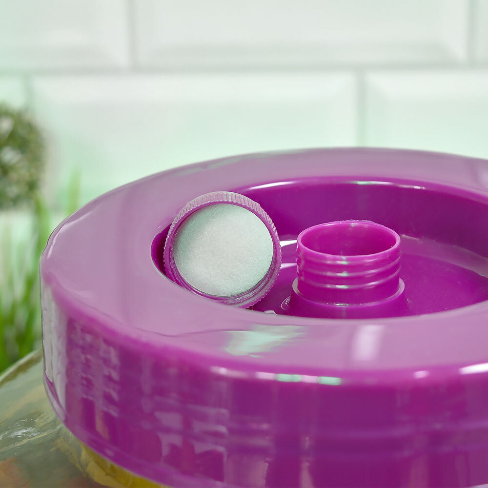 Бутыль с гидрозатвором 15л коричневая TW 1103-15-F2)