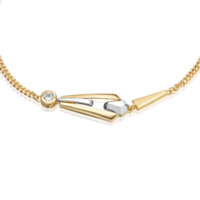 Браслет из лимонного золота c натуральным топазом white Артикул: 05-0748-00-201-1121