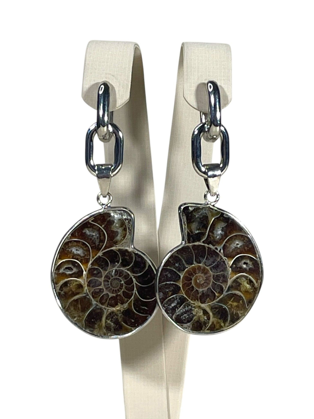 Серьги Nafael Амониты