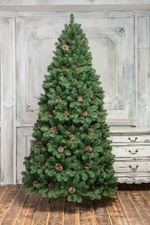 елка искусственная "Снежная королева" с шишками