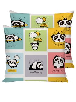 Наволочка комплект 2шт бязь Сказка "Панда" 70x70 см