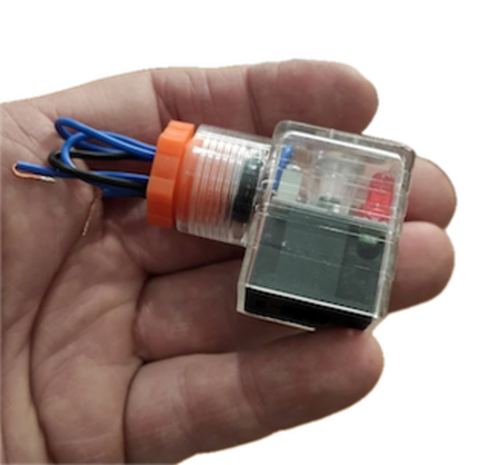 Plug4LED - Электроразъем с индикацией для реле давления HED8 (L24), 3P+PE, Z15L