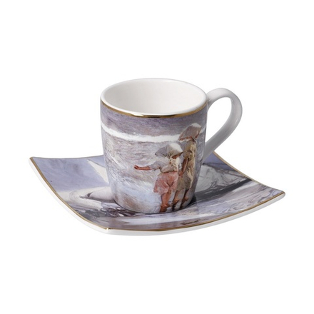 Goebel Чашка для эспрессо Sisters on the Beach 100 мл с блюдцем