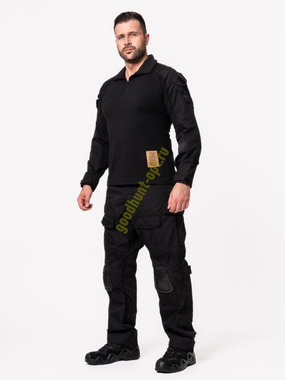 Тактический костюм G3 с наколенниками и налокотники Чёрный