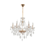 8376/6 CLASSI LN золото/прозрачный, металл/хрусталь Люстра подвесная E14 6*40W 220V ALISSA