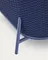 Уличное кресло Sedalis из алюминия синего цвета с канатным шнуром