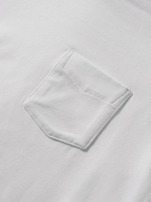 Футболка с карманом белая - фото 3