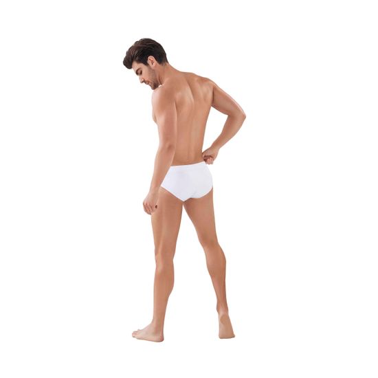 Мужские плавки белые Clever Moda BAHIA SWIMSUIT BRIEF 089101