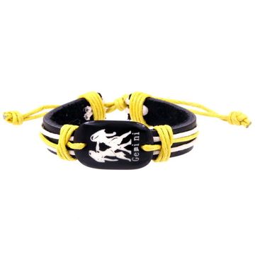 Фенечка - 23 Близнецы (желтая нить)