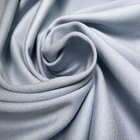 Мерный лоскут 1,35 м трикотаж  джерси  голубой 3196