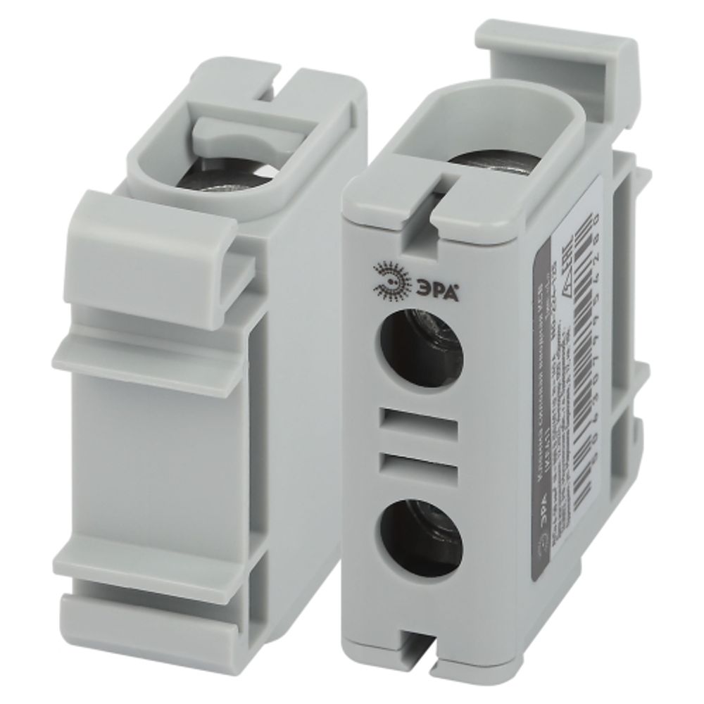 Клемма силовая вводная КСВ ЭРА NO-224-125 KE61 6-50 мм2 серая L