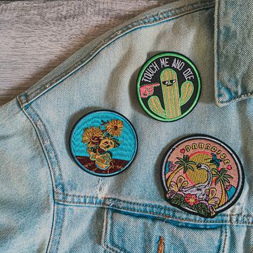 Нашивка на рюкзак и на одежду. Paradise