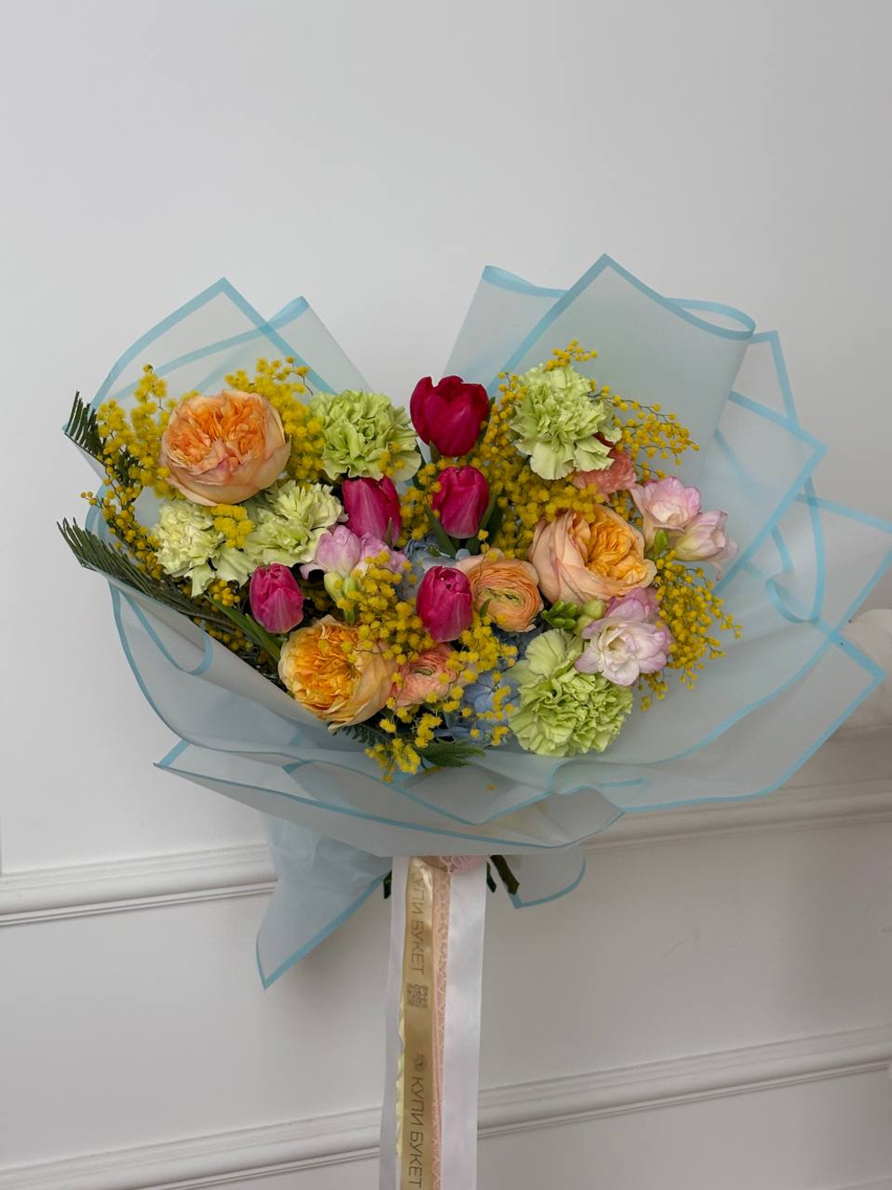 Дофаминовый весенний букет