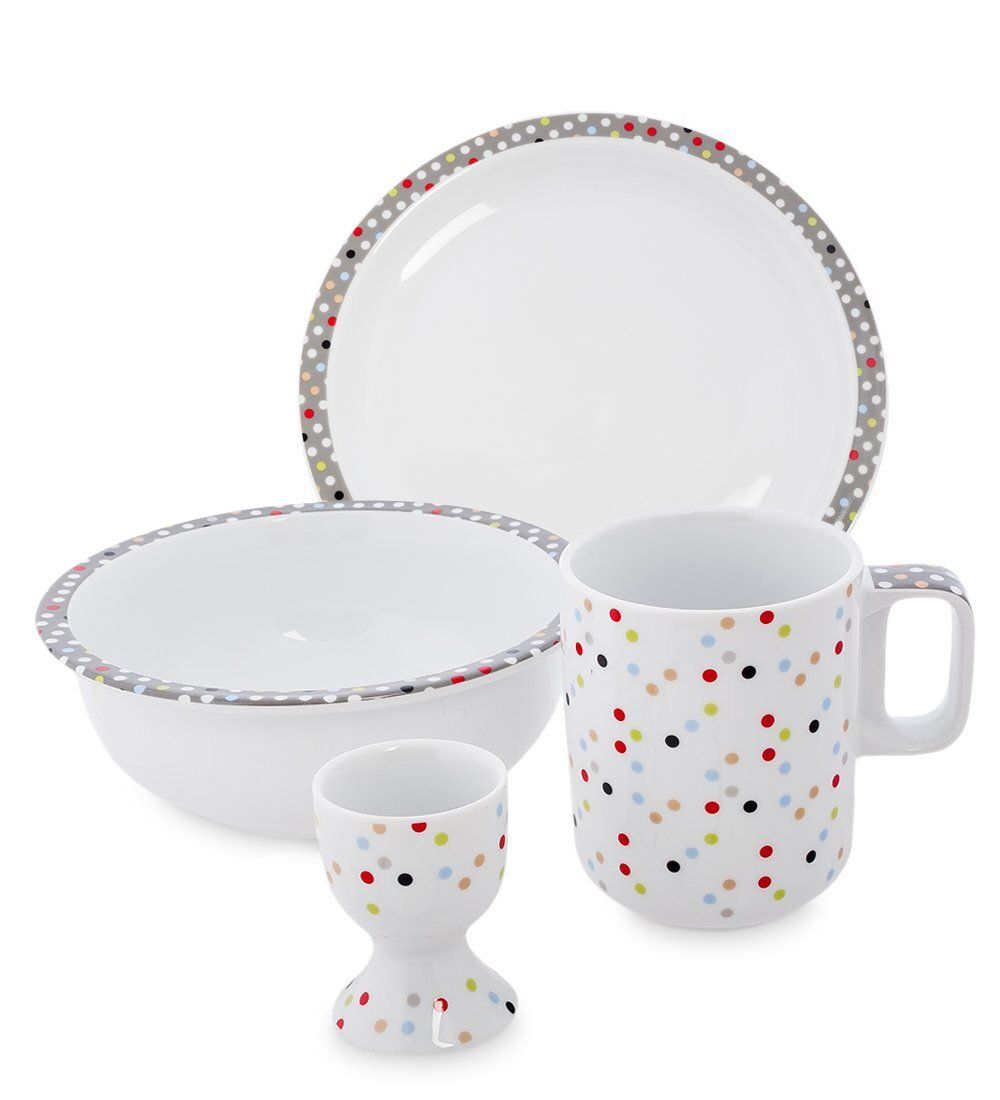 Topchoice TC-12 Набор посуды для завтрака «Конфетти» (Dots Good)