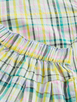 Топ и брюки в компекте для девочки Next E79-583, Молочный, Зеленый