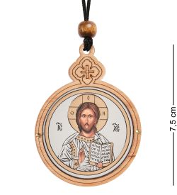 КФ-303/1 Подвеска в машину деревянная «Иисус Христос»