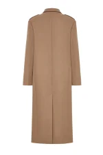 Пальто прямое, Бежевый