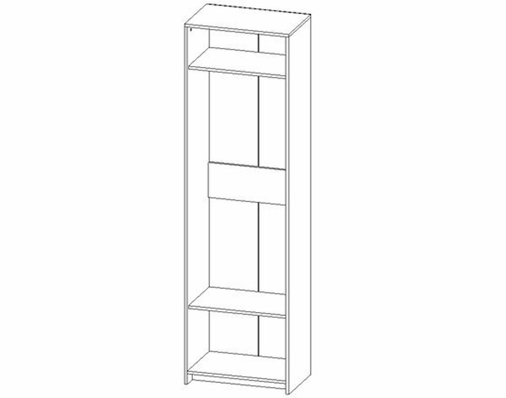 Восток Шкаф для одежды №8 (схема)