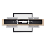 8025/20WL LEDIO LN24 000 черный/дерево, металл/МДФ Настенный светильник GU10 LED 3*10W + LED 20W 4000K 220V PINE