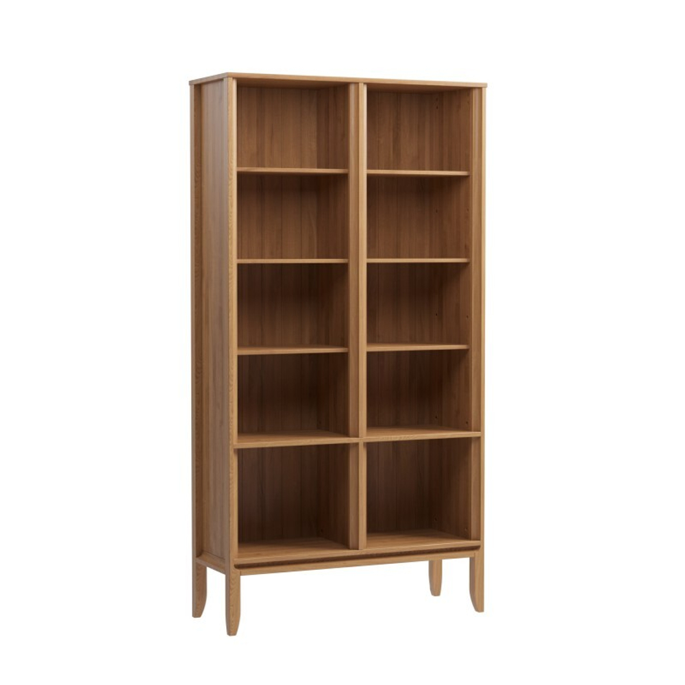 Шкаф для книг «Бридж» широкий/стеллаж широкий браун