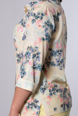Блузка женская 2330ЮП, Цветы #176Цг092330ЮП