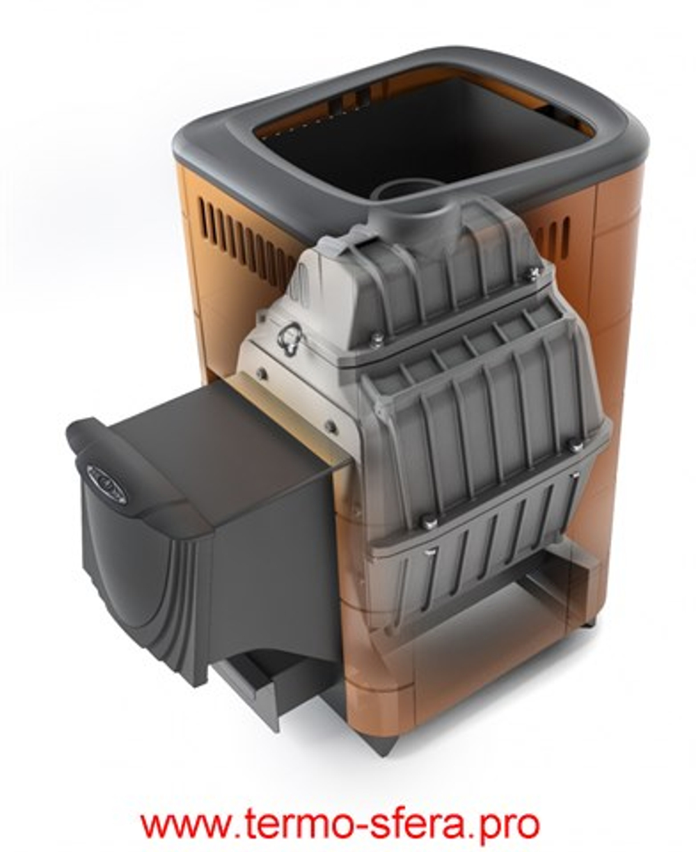 Печь для бани Тунгуска Cast ДН антрацит