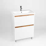 Тумба "Мальта" COMO 60 с раковиной 2 ящика