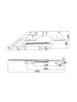 Механизм для дивана осевой 10162, Турция, комплект