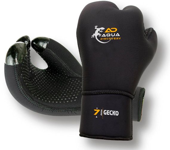 Рукавицы трехпалые AquaDiscovery Gecko 7 мм.