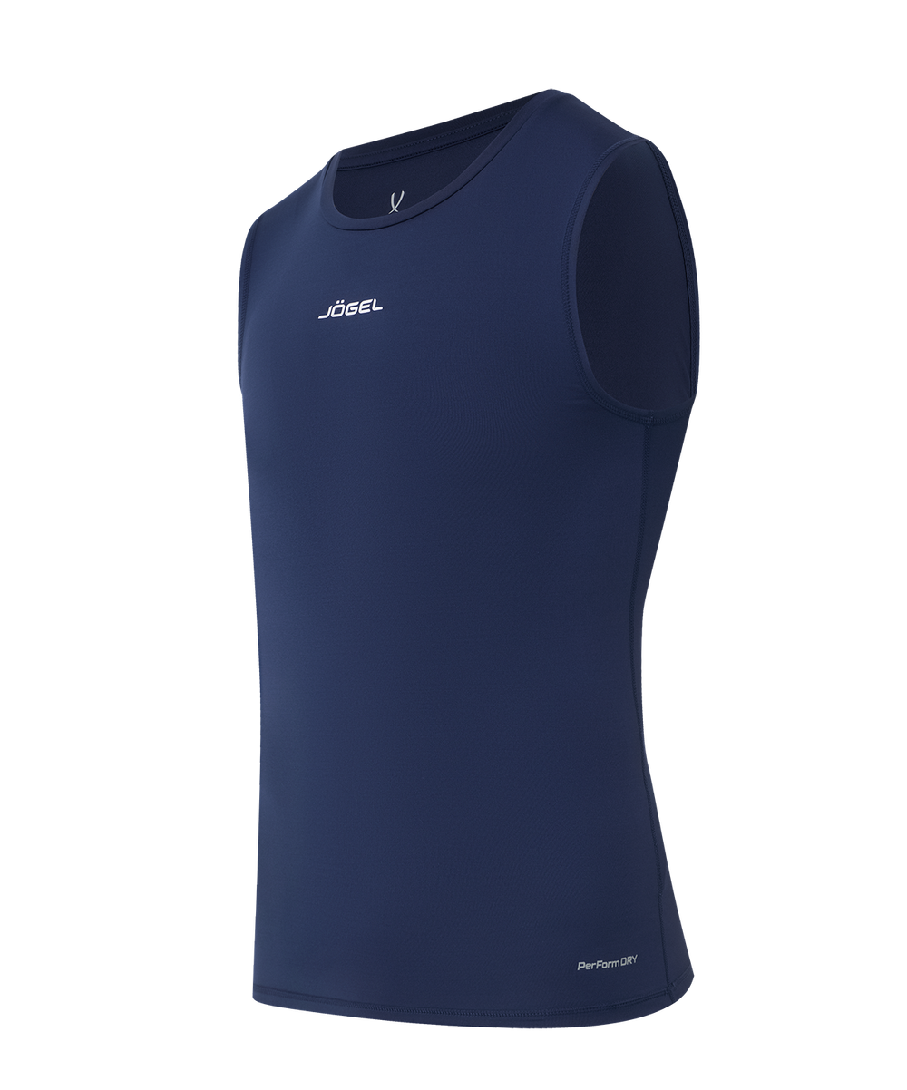 Майка компрессионная CAMP PerFormDRY Baselayer SL Tee, темно-синий