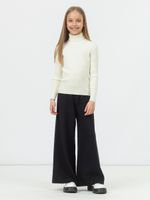 Джемпер водолазка для девочки AT274 молочный