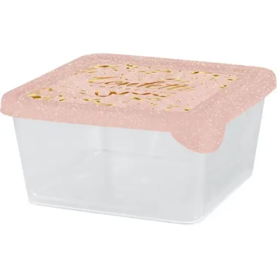 Контейнер для продуктов 0,75л «Confetti» клубничное пралине