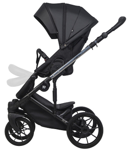 Детская коляска Riko Nano Thermo 2 в 1 01 Black (черный)