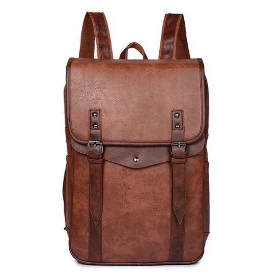 Рюкзак из экокожи Сеул. Коричневый