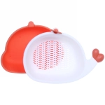 Дуршлаг пластиковый с поддоном «Кит» 33*21*8,5см, микс цветов