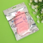 Шапочка силиконовая для мелирования волос «KLEVER», в комплекте с крючком, цвет розовый, 30*23см