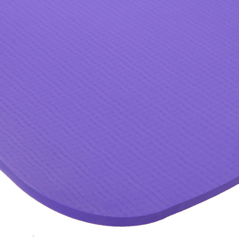 Коврик для йоги 6 мм 183*61 см «Шамбола» с лазерной гравировкой (ТРЕ), сиреневый