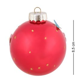 Элита НФШ-1708/1 Ел.украшение Шар «Змея» красный 85 мм